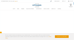 Desktop Screenshot of ettinger.co.uk